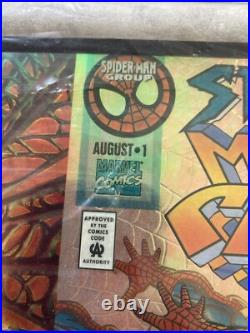 1995/1996 SpiderMan Maximum Clonage Alpha & Omega Cover Marvel Comics Poster Set