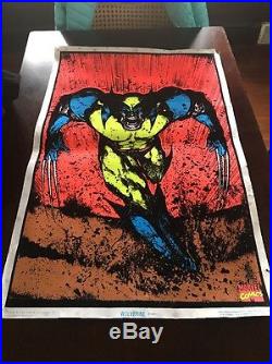 1996 Marvel Comics Wolverine #405 35 X 23 Velvet Blacklight Poster