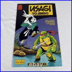 1999 Signed Stan Sakai Usagi Yojimbo Poster Autographed & 3 Comic Books