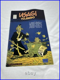 1999 Signed Stan Sakai Usagi Yojimbo Poster Autographed & 3 Comic Books