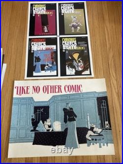 2 1991 Dave Sim Cerebus Comic Book Dealer poster Marvel Wolverine like no other