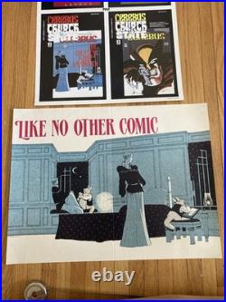2 1991 Dave Sim Cerebus Comic Book Dealer poster Marvel Wolverine like no other