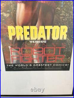 2 Folded Promo Posters Predator Versus Magnus Robot Fighter Dark Horse 27 X 10