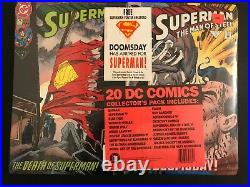 20 DC Comics Collector's Pack Superman Doomsday 1993 BRAND NEW SEALED! RARE