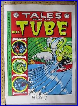 2000 Comic Book Poster Tales From the Tube Rick Griffin Robert Crumb S Wilson LE
