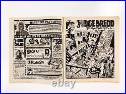 2000AD prog 335 1 Jan 1983 with free gift Ron Smith Judge Dredd poster