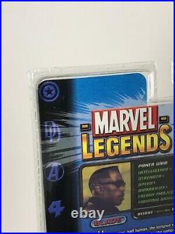 2003 Marvel Legends Series V Blade Figure ToyBiz Poster Book Motorcycle NIB