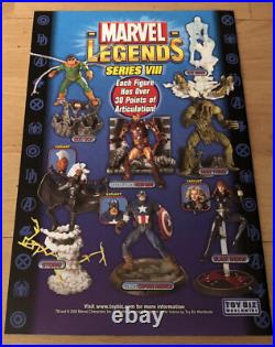 2005 Marvel Toybiz Captain America (From The Avengers) Poster Mini Pinup Book