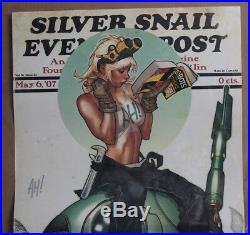 2007 Exclusive Silver Snail 31st Anniversary Poster Signed Adam Hughes 17 X 26