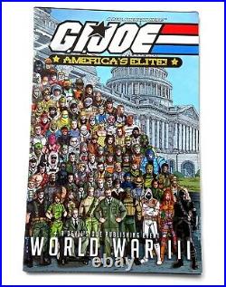 2007 G. I. Joe America's Elite #25 WORLD WAR III Duty Roster Poster all 236