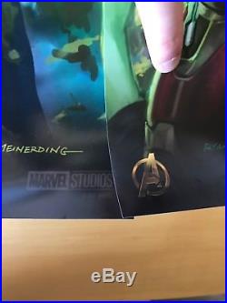 2017 SDCC ComicCon Avengers Infinity War Set of 3 Marvel Movie Posters