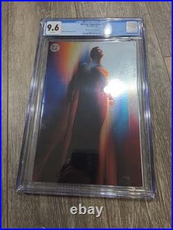 2025 All Star Superman 1 Movie Poster Virgin Foil DC SDCC Variant /400 CGC 9.6