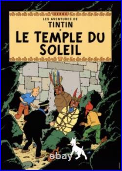 22 Assorted Herge Tintin Posters Complete Catalogue. Mint. Moulinsart printed