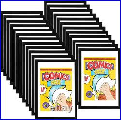 24 Pack Comic Book Frame Wall Display Mounted Tabletop Display Storage Picture F