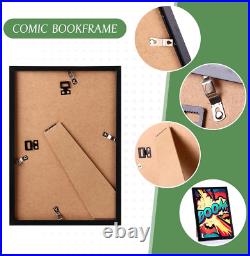 24 Pack Comic Book Frame Wall Display Mounted Tabletop Display Storage Picture F