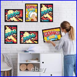 24 Pack Comic Book Frame Wall Display Mounted Tabletop Display Storage Picture F