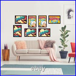 24 Pack Comic Book Frame Wall Display Mounted Tabletop Display Storage Picture F