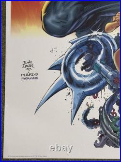 28 X 22 The Tenth lithograph Tony Daniel 1997 Marlo Mounts Comic Art Poster