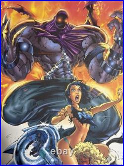 28 X 22 The Tenth lithograph Tony Daniel 1997 Marlo Mounts Comic Art Poster