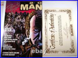 2x-signed Robert Englund 2001 Maniacs Poster + Special #1 Red Foil Variant