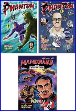 30 PHANTOM MANDRAKE Regal COMIC INDIA COLOR with many posters stickers free ship