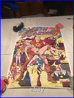 35 Original 1970's FLASH GORDON SCI-FI comic poster Sunset Market, CA