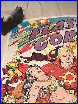 35 Original 1970's FLASH GORDON SCI-FI comic poster Sunset Market, CA