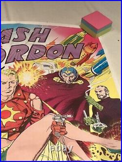 35 Original 1970's FLASH GORDON SCI-FI comic poster Sunset Market, CA