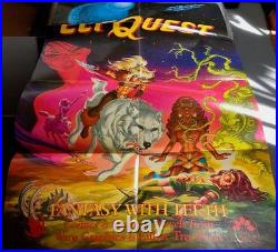 36X24 ELFQUEST Wendy Pini 1992 POSTER FANTASY WITH TEETH SUPER RARE