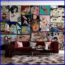 3D USA Comic Book Poster Collage Wall Murals Wallpaper Murals Wall Sticker