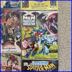 40 Marvel Comics Poster Book Hulk Daredevil Spiderman X-men & Civil War 4 Signed