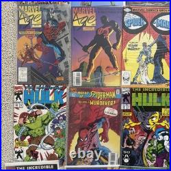 40 Marvel Comics Poster Book Hulk Daredevil Spiderman X-men & Civil War 4 Signed