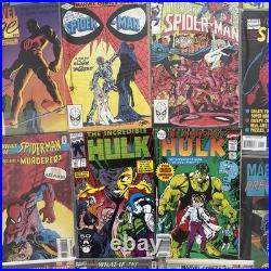 40 Marvel Comics Poster Book Hulk Daredevil Spiderman X-men & Civil War 4 Signed