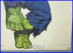 42 Original 1966 Incredible Hulk Marvel Comic posterAvengers/1960s Marvelmania