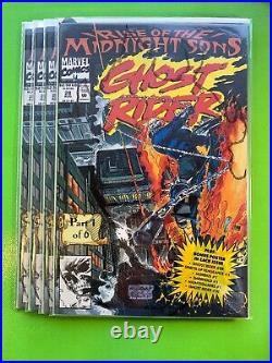4X GHOST RIDER #28 1ST APP MIDNIGHT SONS withPOSTER/BAG Ready To Grade