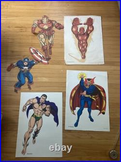 5 1960s DR STRANGE STEVE DITKO jack kirby ART ORIGINAL MARVELMANIA COMICS POSTER