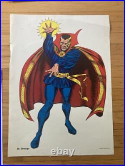 5 1960s DR STRANGE STEVE DITKO jack kirby ART ORIGINAL MARVELMANIA COMICS POSTER