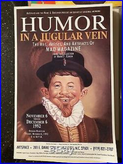 5 MAD Magazine Alfred E Neuman Office Posters And Program