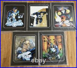 5 punisher Marvel Poster Print 1987-1990 Comic Images 13x15.5 vintage