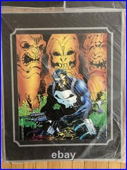 5 punisher Marvel Poster Print 1987-1990 Comic Images 13x15.5 vintage