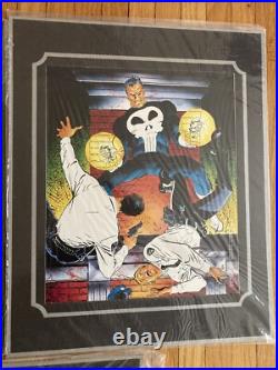 5 punisher Marvel Poster Print 1987-1990 Comic Images 13x15.5 vintage