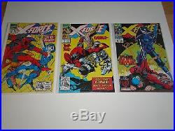 53 X-FORCE (Vol 1) Marvel comics. #1-44 #46 #48-50 + 3 Annuals, poster and cards