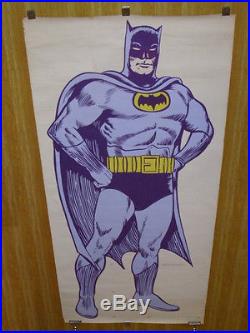 6 foot original 1966 Batman 73x33 DC Comics newspaper strip promo poster 1960's