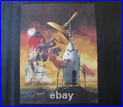 70s BUCK ROGERS Promo Poster Avon Books TIME TRAP of MING XIII GEORGE WILSON vtg