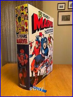 75 Years of Marvel Comics From the Golden Age Roy Thomas Mint in Box w Poster