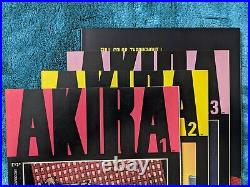 AKIRA #1, #2, #3 International Edition Obi Box #1 + Poster + Bilingual Booklet