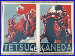 AKIRA Katsuhiro Otomo Propaganda Poster (Tetsuo + Kaneda) Comic Con Supreme