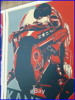 AKIRA Katsuhiro Otomo Propaganda Poster (Tetsuo + Kaneda) Comic Con Supreme