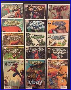 AMAZING SPIDER-MAN #1 93 + Comics FULL SERIES Marvel 2018 +2 Promo POSTERS NM
