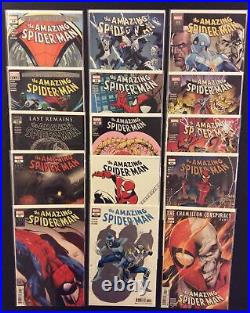AMAZING SPIDER-MAN #1 93 + Comics FULL SERIES Marvel 2018 +2 Promo POSTERS NM